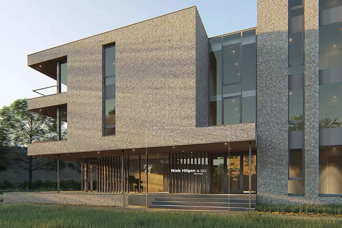 Gevelbeeld mixed-use architectuur Stratum Eindhoven