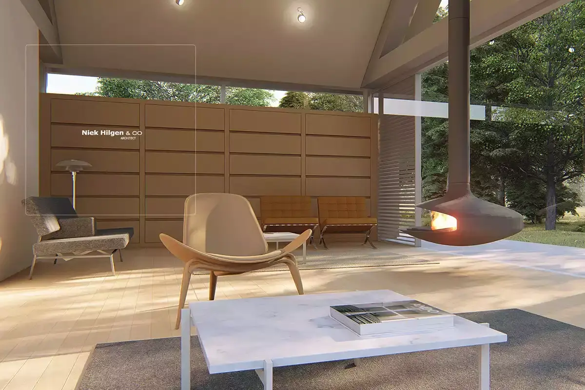 verfijnd ontwerp boswoning niek hilgen