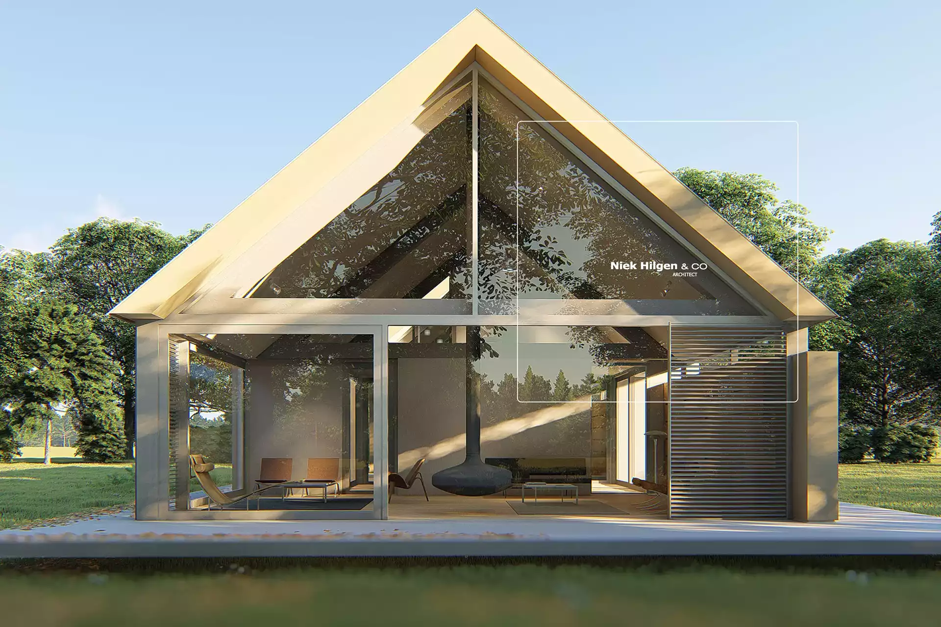 Landelijke villa door Niek Hilgen